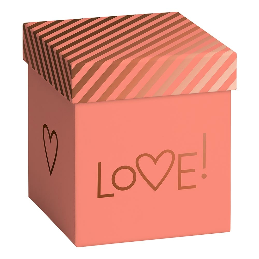 Geschenkbox „Amita“ 11x11x12cm rosa