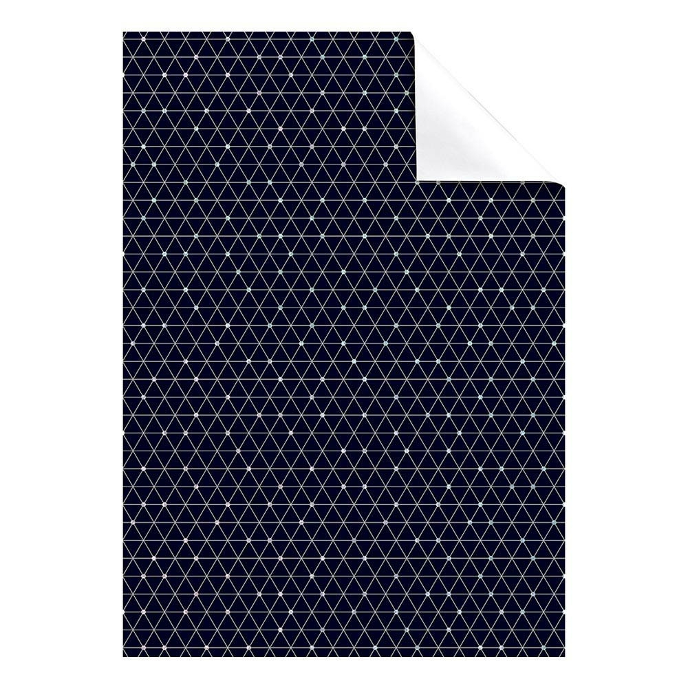 Geschenkpapier-Bogen „Kure“ 50x70cm blau dunkel