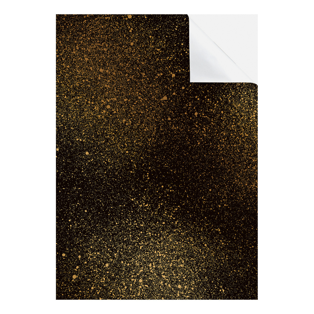 Geschenkpapier-Bogen „Nani“ 100 x 70 cm schwarz