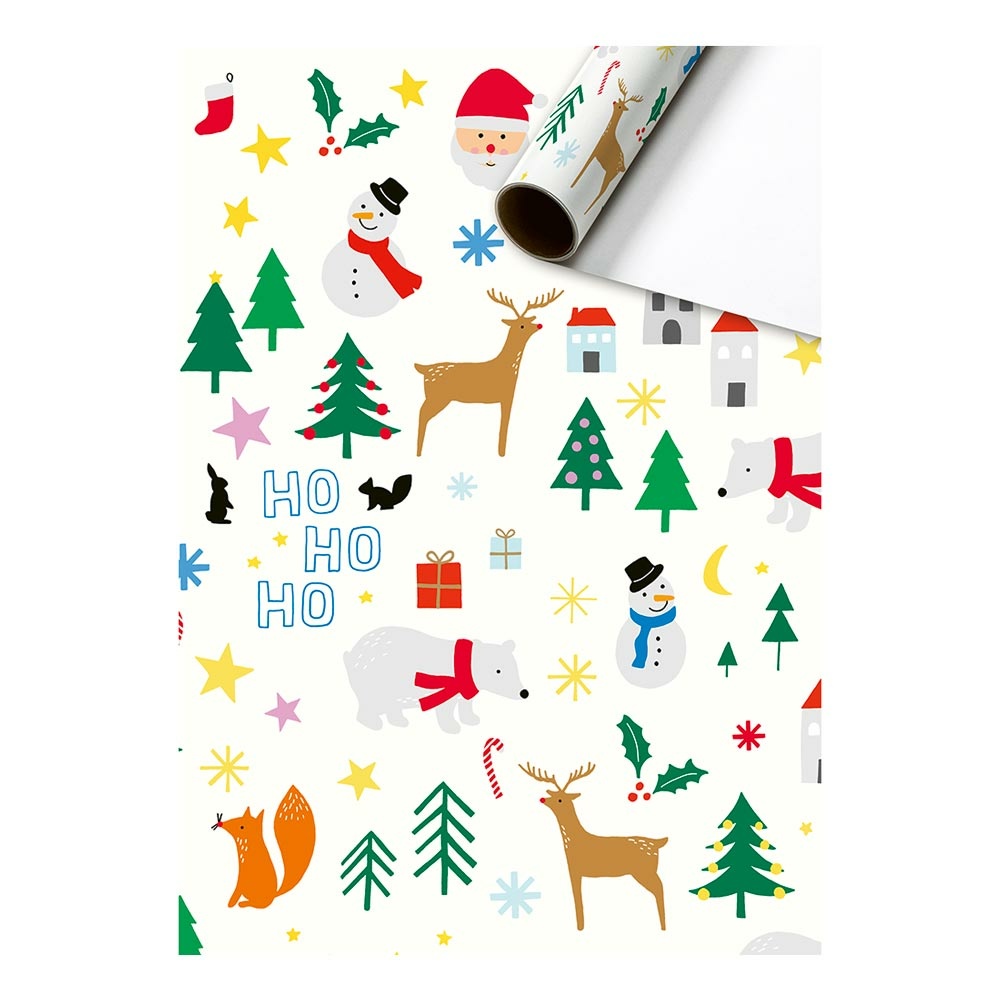 Wrapping paper "Rob" 70x200cm white