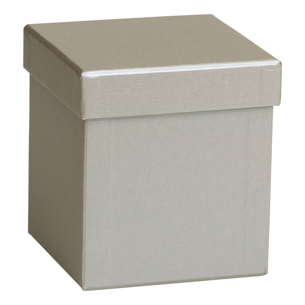 Gift box „One Colour“ 11x11x12cm silver