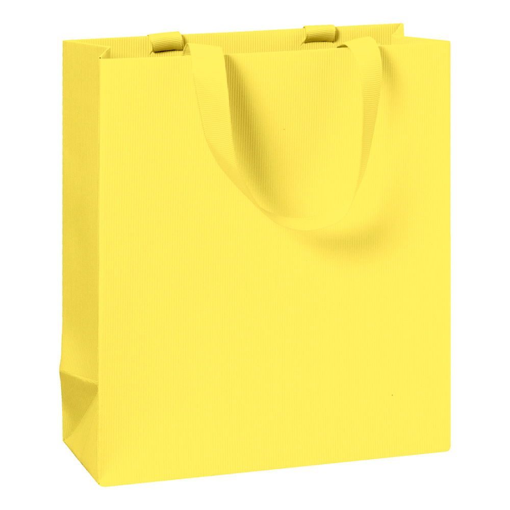 Geschenktasche „One Colour“ 18 x 8 x 21 cm gelb