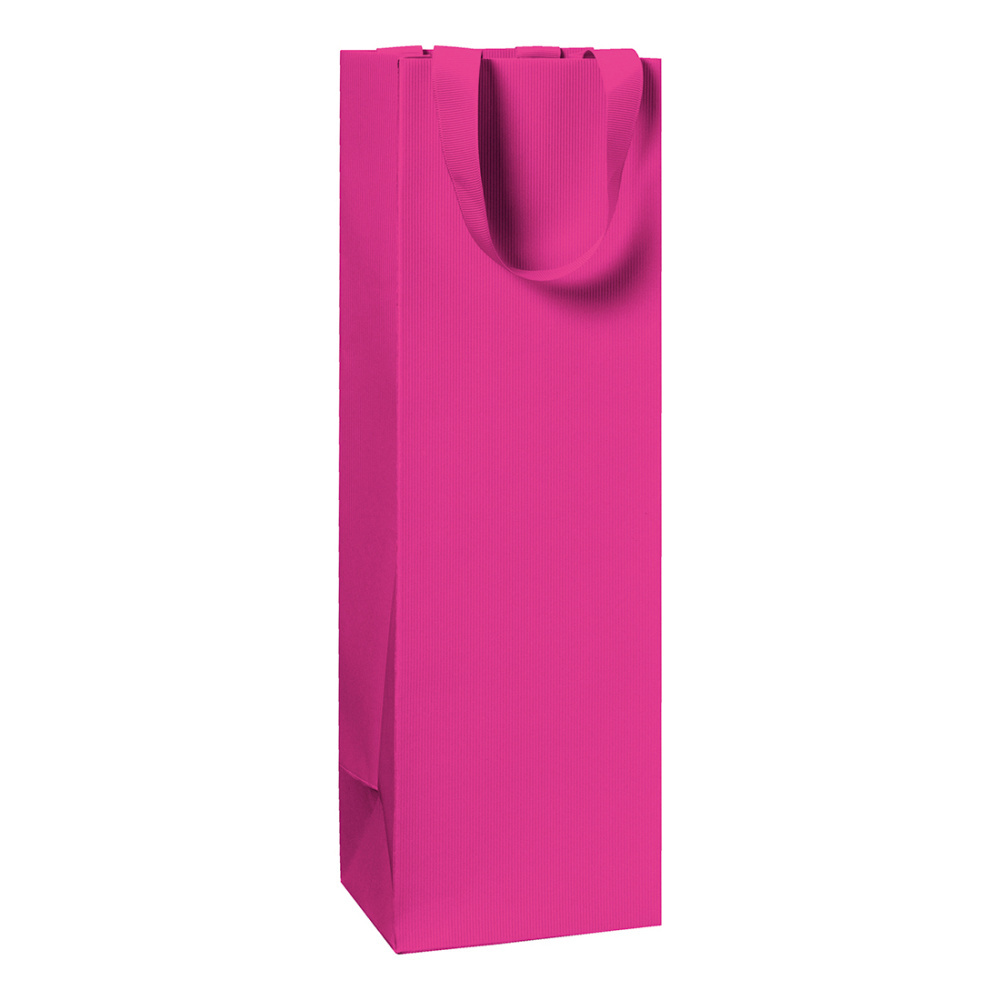 Flaschentasche „One Colour“ 11 x 10,5 x 36 cm pink