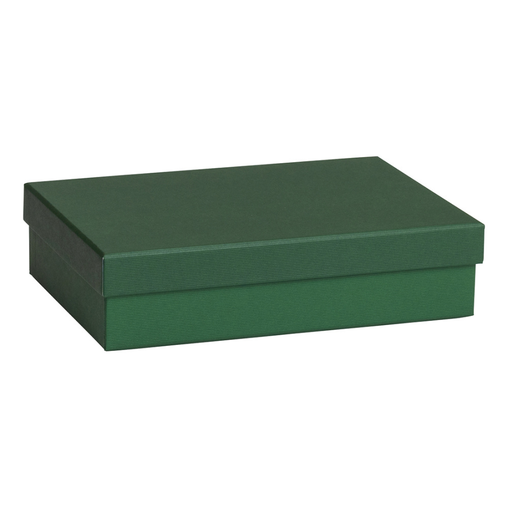Geschenkbox „One Colour“ 16,5 x 24 x 6 cm grün dunkel