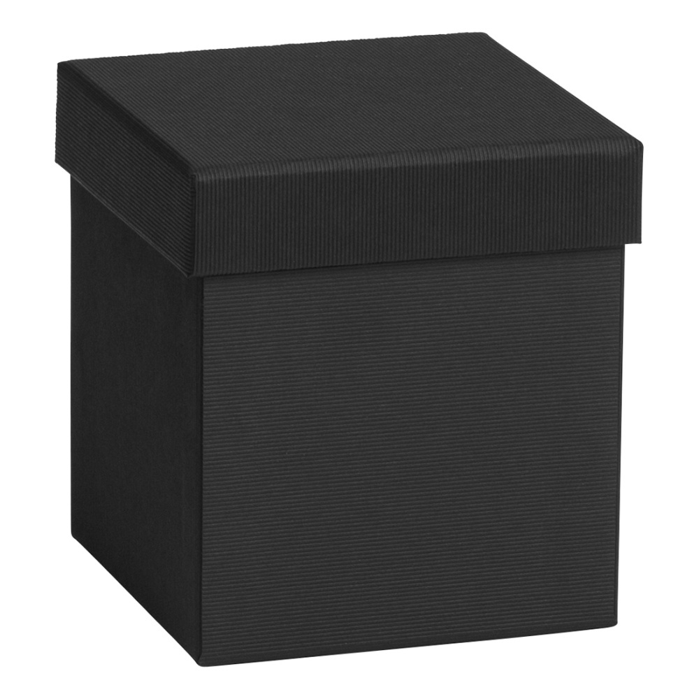 Geschenkbox „One Colour“ 11 x 11 x 12 cm schwarz