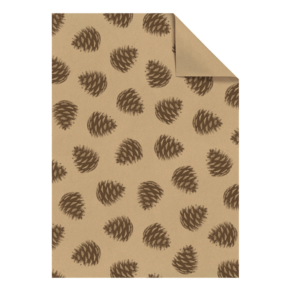 Wrapping paper sheet „Ela“ 100x70cm beige