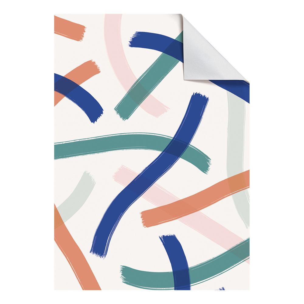 Geschenkpapier-Bogen „Dunia“ 100x70cm blau