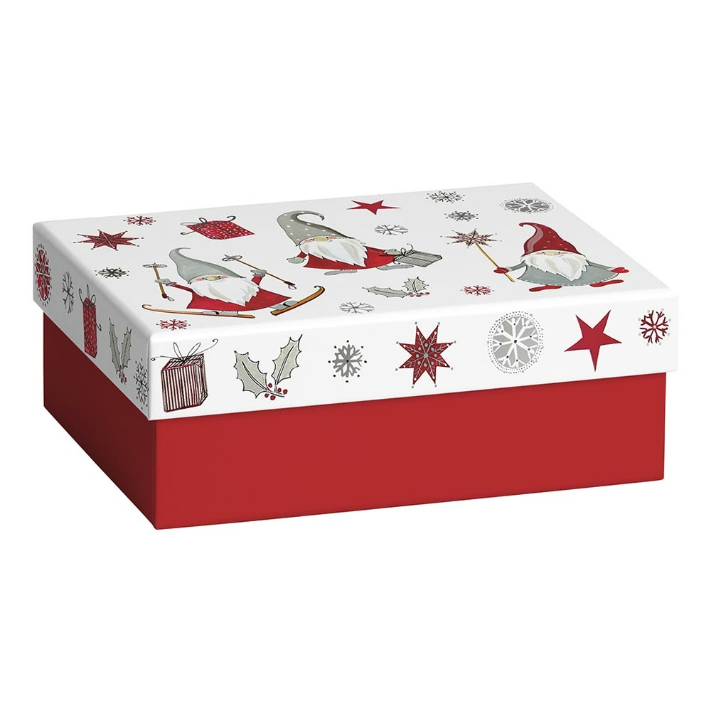 Gift box "Nisse" A6+ red 