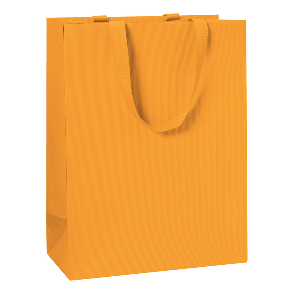 Geschenktasche „One Colour“ 25 x 13 x 33 cm orange dunkel