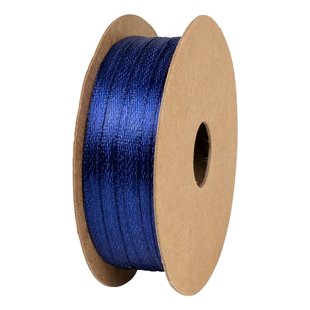 Gift ribbon Satin 3mmx8m blue dark